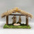 Hand Painted Oyster Shell Nativity with Creche