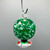 Dew Drop Hummingbird Feeder - Green Polka Dot