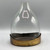 Glass Cloche w/Metal Tray