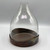 Glass Cloche w/Metal Tray