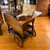 Vintage Tea Bar Cart with 2 Drop Leaves