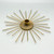 Sunburst Brass Taper Holder