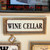 Small Wine Cellar Sign Framed