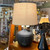 Black Terracotta Face Table Lamp