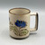 Vintage Blue Floral Coffee Cup