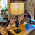 Wooden Relic Table Lamp