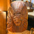 Native American Cedar Carved Bust