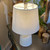 White Ceramic A-line Lamp