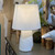 White Ceramic A-line Lamp