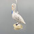 Glass & Resin Pelican Ornament