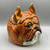 Vintage Bulldog Cookie Jar, Italy