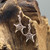 Antique Silver Starfish Earrings