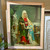 Vintage Tin Framed St. Anne & Mary Wall Decor