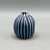 Blue & White Stripe Vase