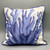 Blue Coral Throw Pillow