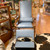 Antique Leather Gout Recliner Chair