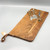Acacia Wood Cutting Board w/Leather Strap