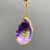 Crown Purple Mardi Gras Oyster Shell Ornament