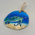 Hand Painted Sea Turtle Sand Dollar Ornament