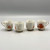 4 Herend Demitasse Cups Bouquet Rust, Made in Hungary