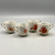4 Herend Demitasse Cups Bouquet Rust, Made in Hungary
