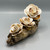 Shell Flowers on Driftwood Log