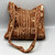 Rust w/Pattern Mudcloth Crossbody