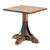 Iron Trestle Base End Table