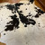 White & Black Spotted Cowhide Rug