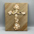 Handmade Shell Cross on Wood Wall Art