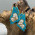 Turquoise Butterfly Beaded Earrings