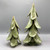 Green Stoneware Handmade Tree