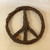 Twig Peace Sign Wreath