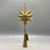 Brass Finish Star Tree Topper