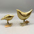 Gold Finish Metal Bird