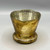 Antique Gold Glass Votive Holder