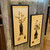 Set of 2 Chinoiserie Asian Panels