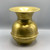 Vintage Brass Redskin Brand Spittoon