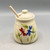 Hand Painted Dragonfly Honey Pot