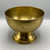 Metal Footed Bowl, Brass Finish