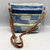 Handmade Indigo w/Adjustable Leather Strap Crossbody