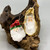 Hand Painted Santa Oyster Shell Ornament