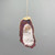 Hand Painted Santa Oyster Shell Ornament