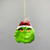 Hand Painted Grinch Oyster Shell Ornament