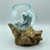 Hand Blown Glass Bowl on Driftwood