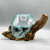 Hand Blown Glass Bowl on Driftwood