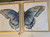 Light Blue Butterfly Diptych Wall Decor