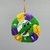 Mardi Gras 2023 Gator Sand Dollar Ornament