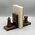 Vintage Wooden Castle Bookends