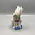Vintage Floral Ceramic Cat